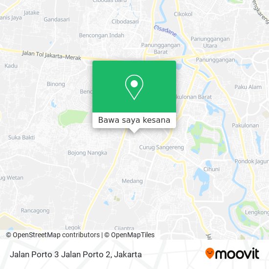 Peta Jalan Porto 3 Jalan Porto 2