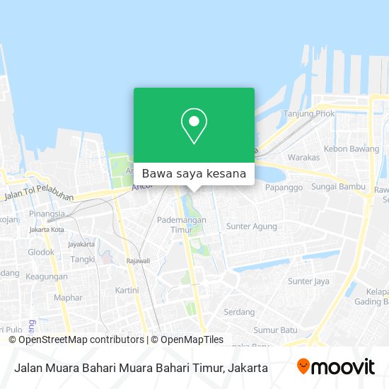 Peta Jalan Muara Bahari Muara Bahari Timur
