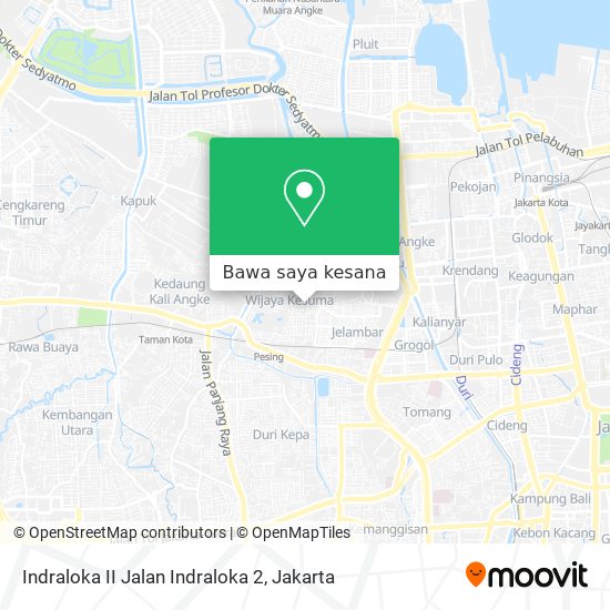 Peta Indraloka II Jalan Indraloka 2
