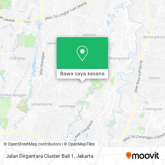 Peta Jalan Dirgantara Cluster Bali 1