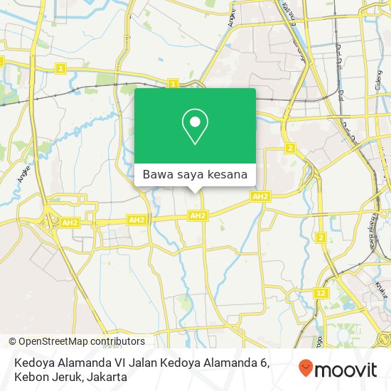 Peta Kedoya Alamanda VI Jalan Kedoya Alamanda 6, Kebon Jeruk