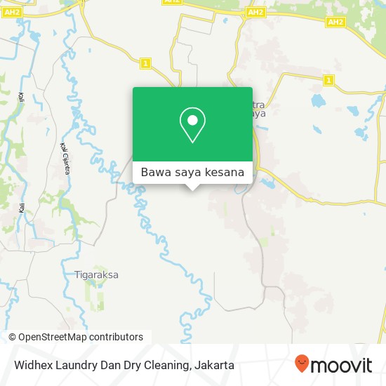 Peta Widhex Laundry Dan Dry Cleaning, Jalan Desa Cibarengkok Panongan