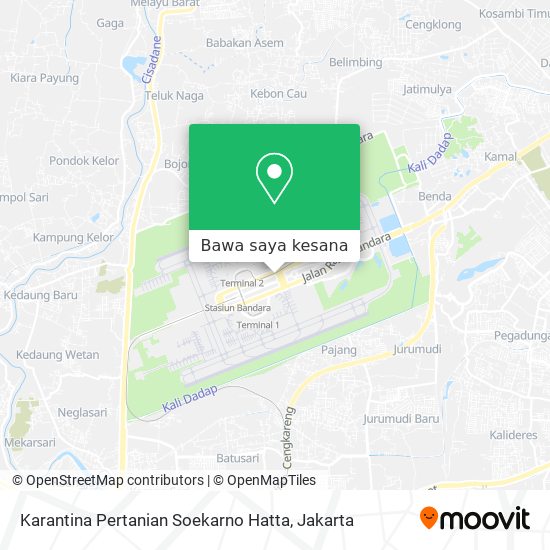 Peta Karantina Pertanian Soekarno Hatta