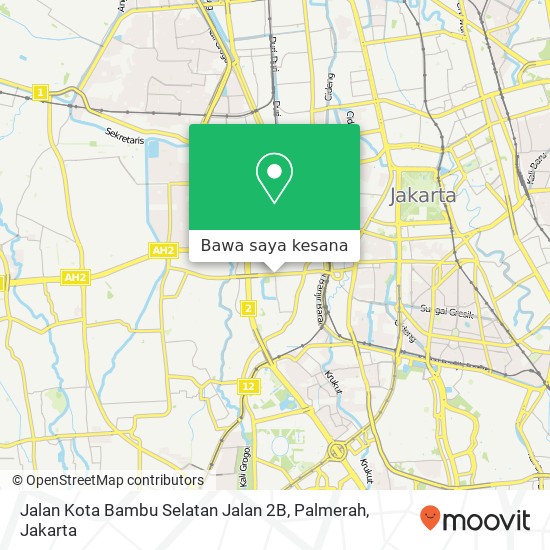 Peta Jalan Kota Bambu Selatan Jalan 2B, Palmerah
