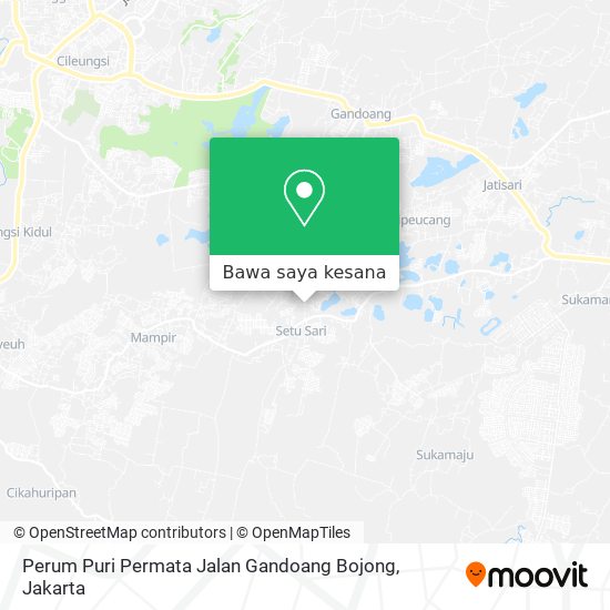 Peta Perum Puri Permata Jalan Gandoang Bojong