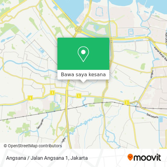 Peta Angsana / Jalan Angsana 1