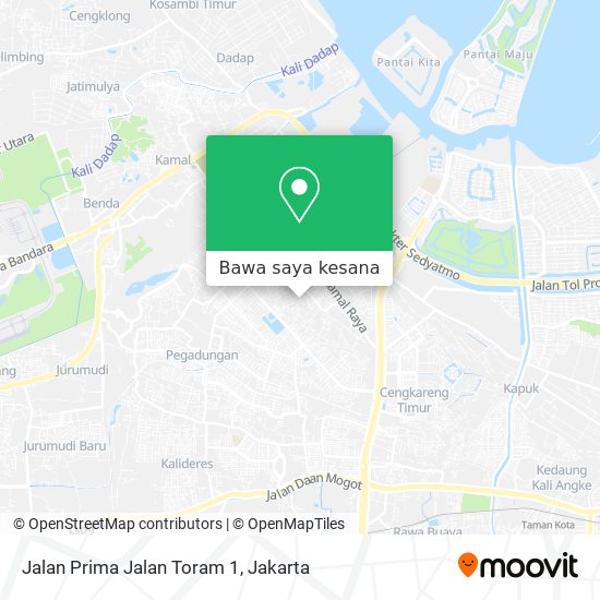 Peta Jalan Prima Jalan Toram 1