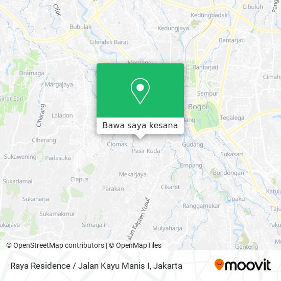 Peta Raya Residence / Jalan Kayu Manis I