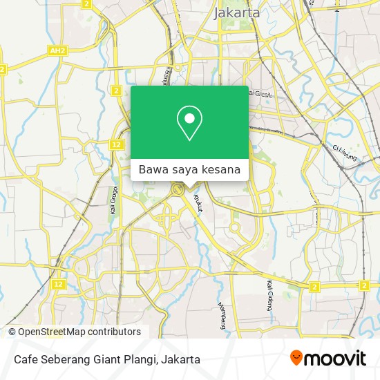 Peta Cafe Seberang Giant Plangi