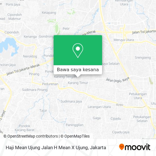 Peta Haji Mean Ujung Jalan H Mean X Ujung