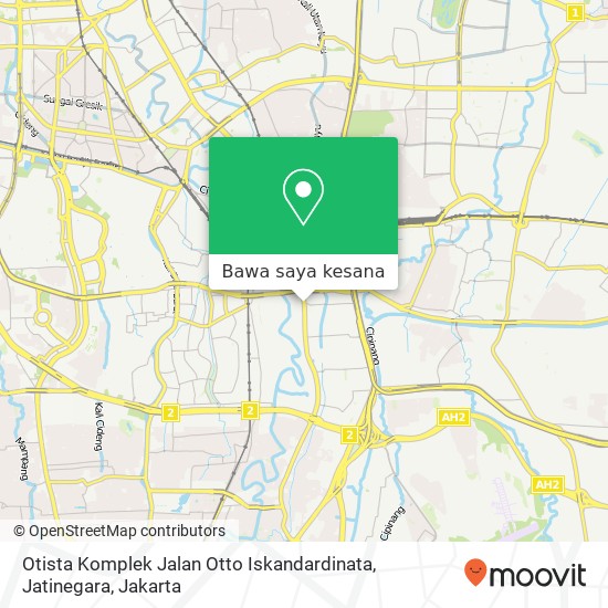 Peta Otista Komplek Jalan Otto Iskandardinata, Jatinegara