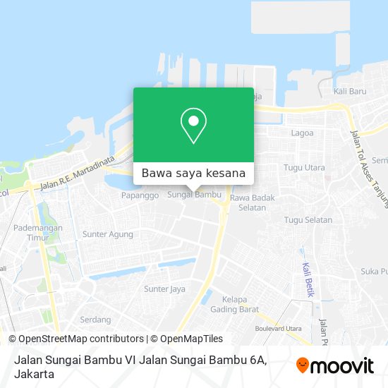 Peta Jalan Sungai Bambu VI Jalan Sungai Bambu 6A