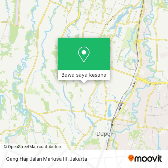 Peta Gang Haji Jalan Markisa III