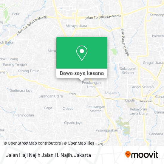 Peta Jalan Haji Najih Jalan H. Najih