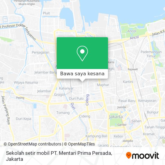 Peta Sekolah setir mobil PT. Mentari Prima Persada