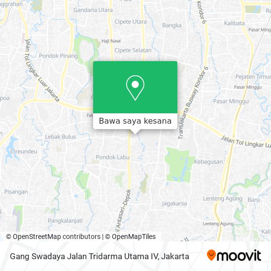 Peta Gang Swadaya Jalan Tridarma Utama IV