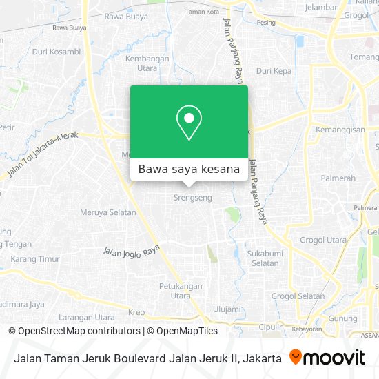 Peta Jalan Taman Jeruk Boulevard Jalan Jeruk II