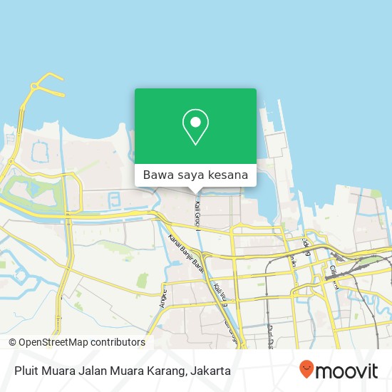 Peta Pluit Muara Jalan Muara Karang