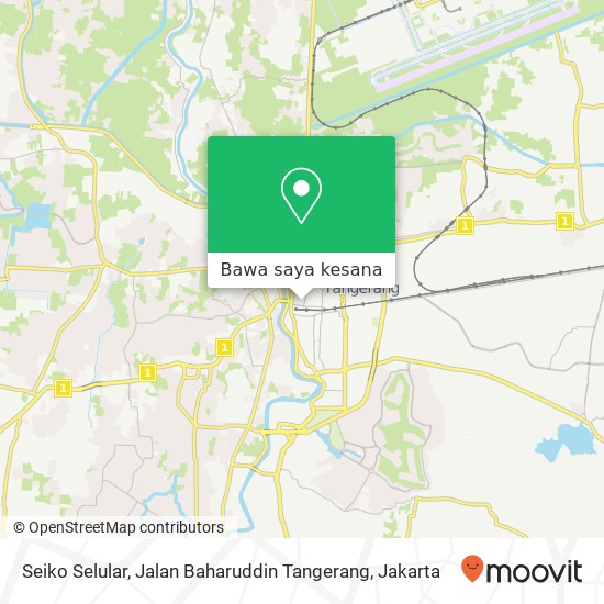 Peta Seiko Selular, Jalan Baharuddin Tangerang