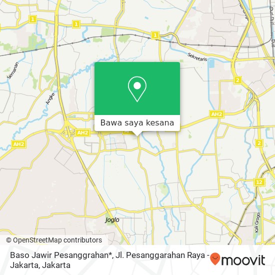 Peta Baso Jawir Pesanggrahan*, Jl. Pesanggarahan Raya - Jakarta