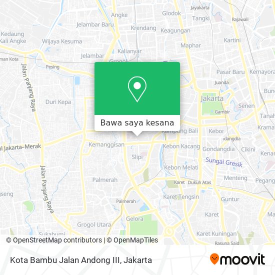 Peta Kota Bambu Jalan Andong III