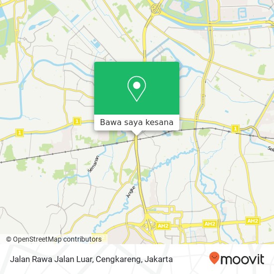 Peta Jalan Rawa Jalan Luar, Cengkareng