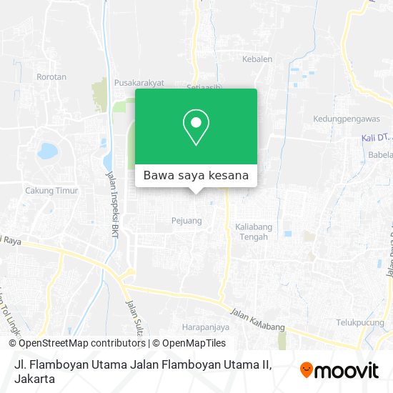 Peta Jl. Flamboyan Utama Jalan Flamboyan Utama II