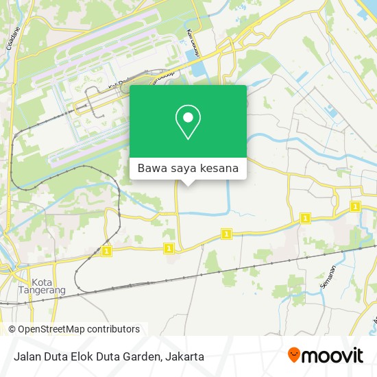 Peta Jalan Duta Elok Duta Garden