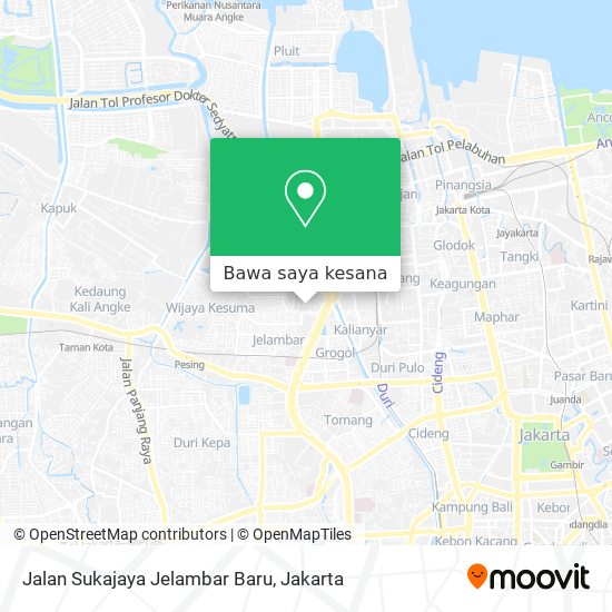 Peta Jalan Sukajaya Jelambar Baru