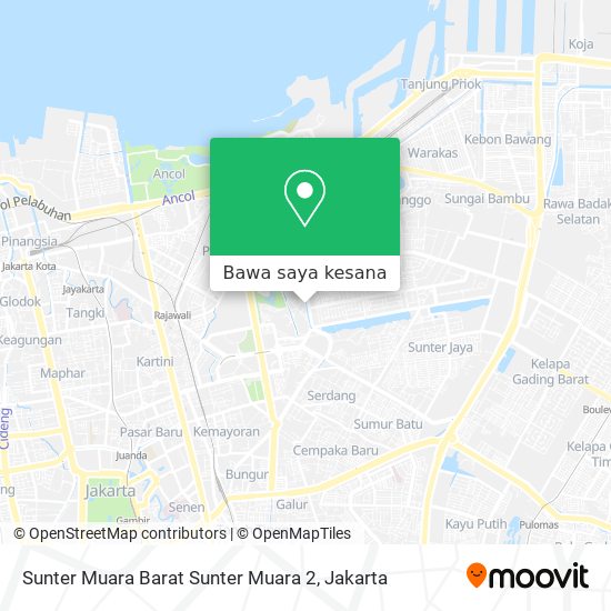 Peta Sunter Muara Barat Sunter Muara 2