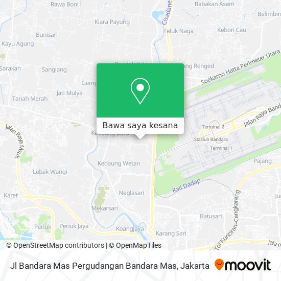 Peta Jl Bandara Mas Pergudangan Bandara Mas