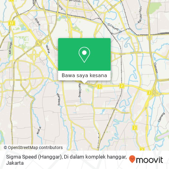 Peta Sigma Speed (Hanggar), Di dalam komplek hanggar