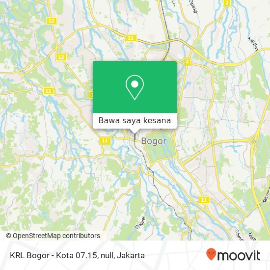 Peta KRL Bogor - Kota 07.15, null