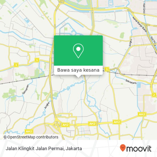 Peta Jalan Klingkit Jalan Permai