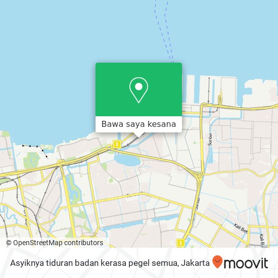 Peta Asyiknya tiduran badan kerasa pegel semua