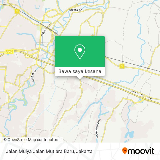 Peta Jalan Mulya Jalan Mutiara Baru