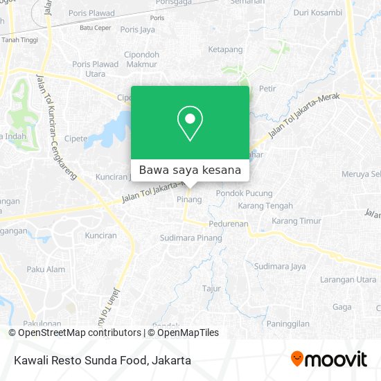 Peta Kawali Resto Sunda Food