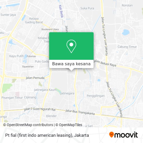 Peta Pt fial (first indo american leasing)
