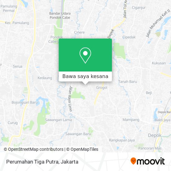 Peta Perumahan Tiga Putra