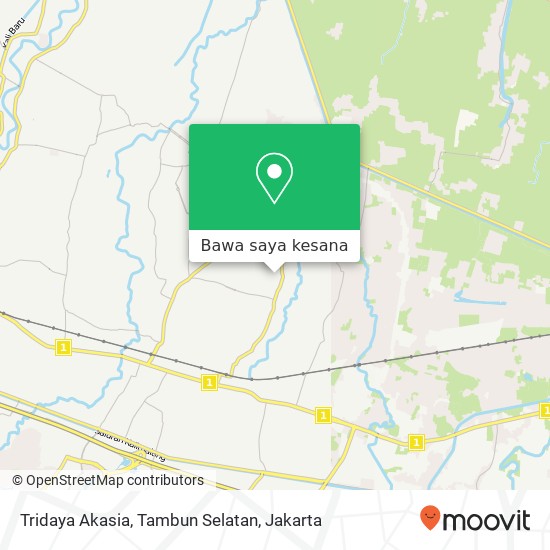 Peta Tridaya Akasia, Tambun Selatan