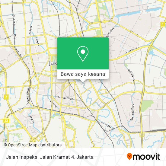 Peta Jalan Inspeksi Jalan Kramat 4