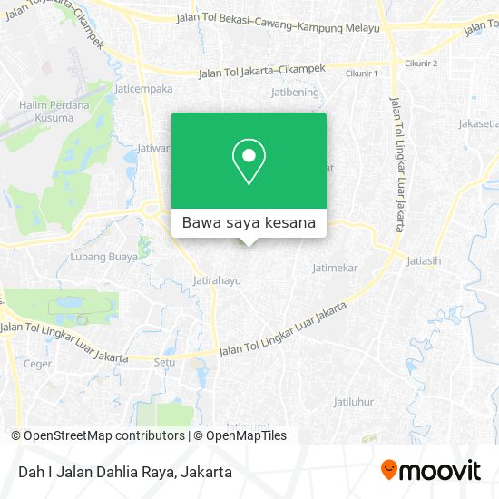 Peta Dah I Jalan Dahlia Raya