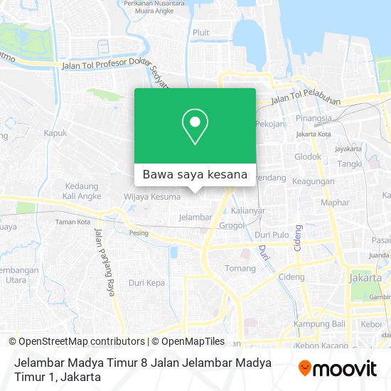 Peta Jelambar Madya Timur 8 Jalan Jelambar Madya Timur 1