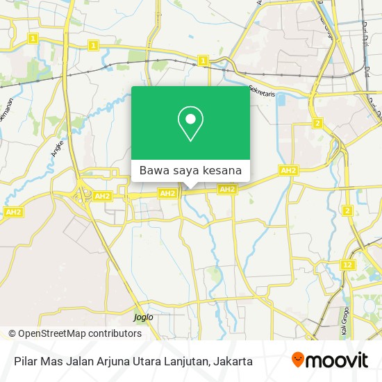 Peta Pilar Mas Jalan Arjuna Utara Lanjutan