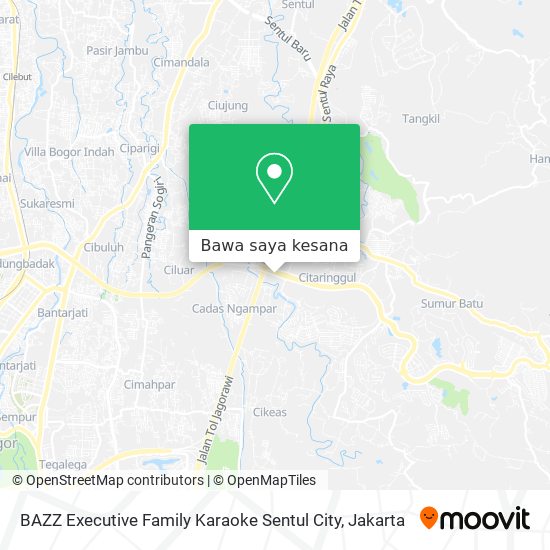 Peta BAZZ Executive Family Karaoke Sentul City