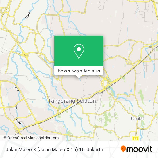 Peta Jalan Maleo X (Jalan Maleo X,16) 16