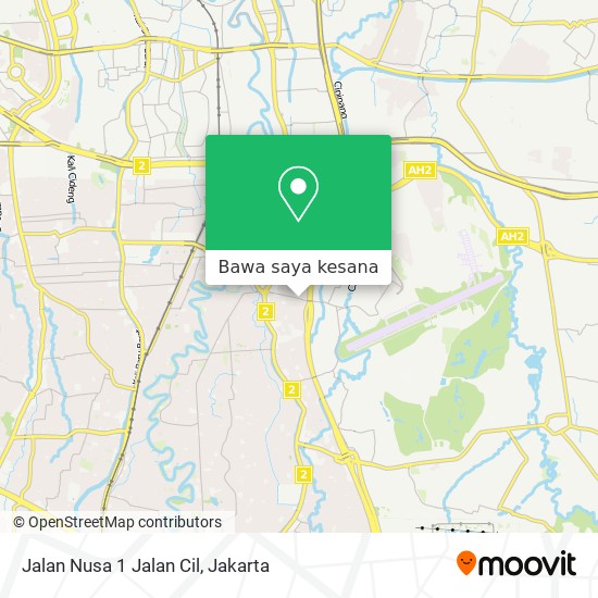Peta Jalan Nusa 1 Jalan Cil