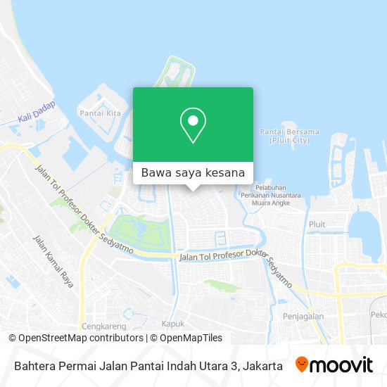 Peta Bahtera Permai Jalan Pantai Indah Utara 3