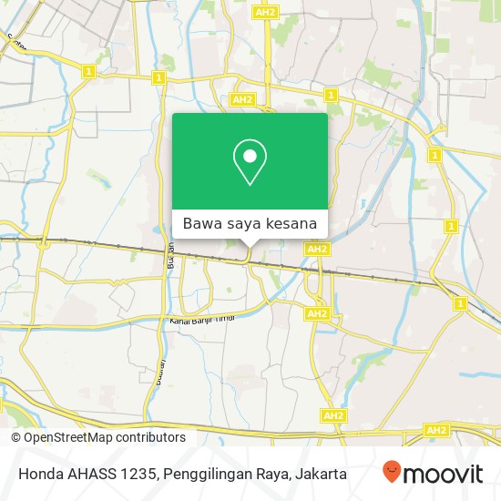 Peta Honda AHASS 1235, Penggilingan Raya
