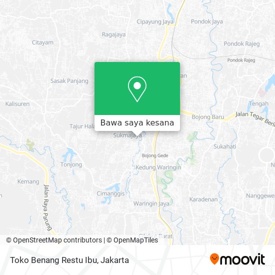 Peta Toko Benang Restu Ibu